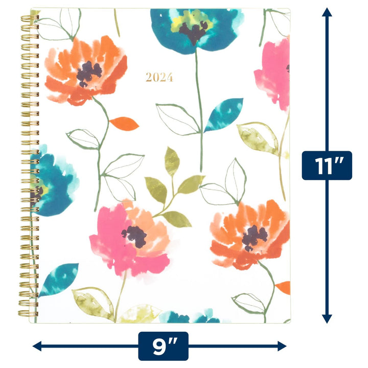 Cambridge 2024 Weekly & Monthly Planner, 8-1/2" x 11", Large, Rita (1678-905-24)