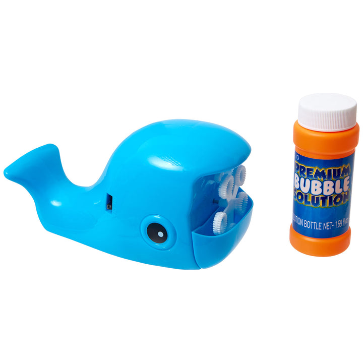 Whale Bubble Blower - Kid's Whale Shaped Bubble Blower Machine Play Kit - Children's Bubble Fun Set - Includes 1.69 Oz of Premium Bubble Solution - Great for Ages 5+