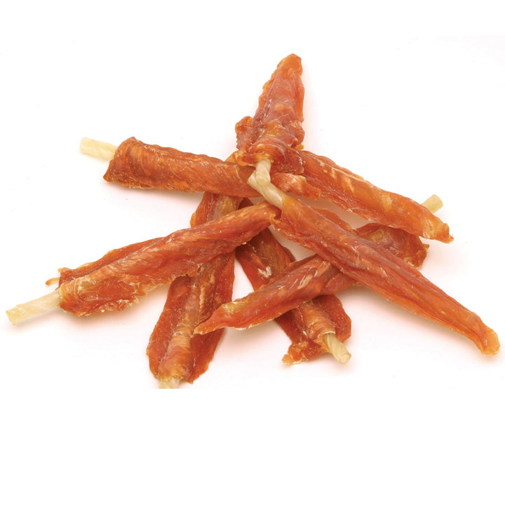 Pet 'n Shape Chik 'n Skewers - Chicken Wrapped Rawhide Chew Dog Treats - 1 Pound 16 Ounce (Pack of 1)