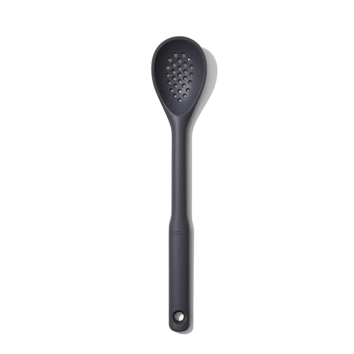 OXO Good Grips Silicone Slotted Spoon, us:one size, Peppercorn