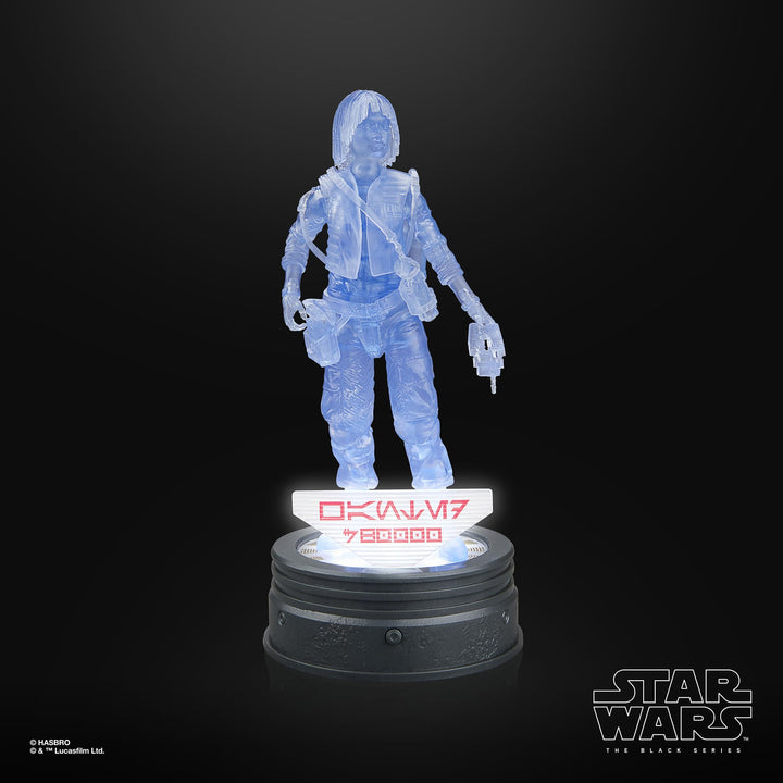 STAR WARS The Black Series Holocomm Collection OSHA Aniseya, Collectible 6 Inch Action Figure with Light-Up Holopuck