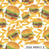 2020 Weekly & Monthly Planner: Hamburger Cheeseburger & French Fries Calendar & Journal