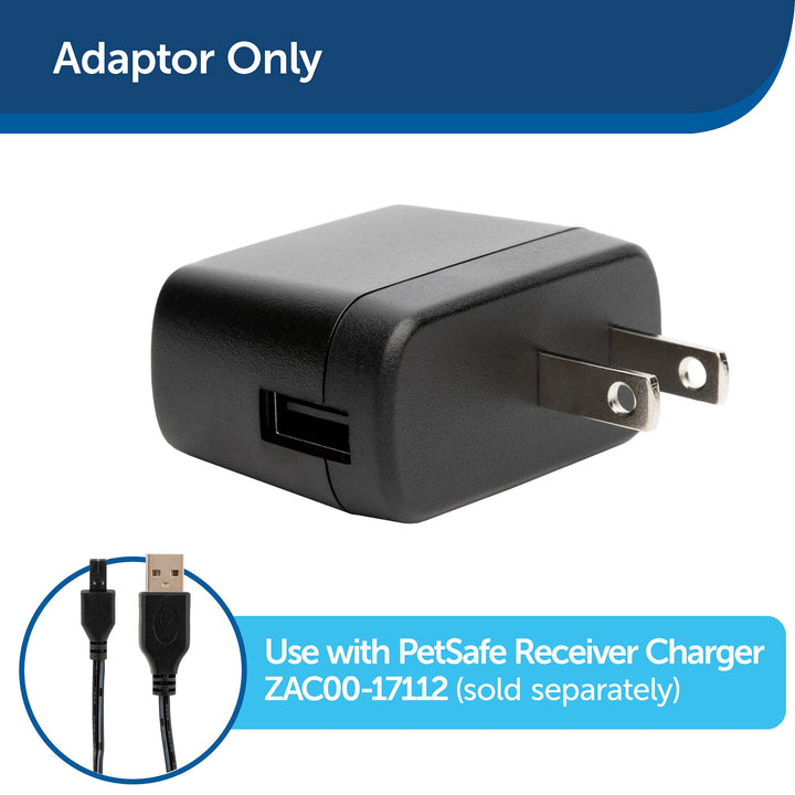 PetSafe USB Replacement Wall Adaptor Receiver Charger, Compatible Wireless and In-Ground Fences