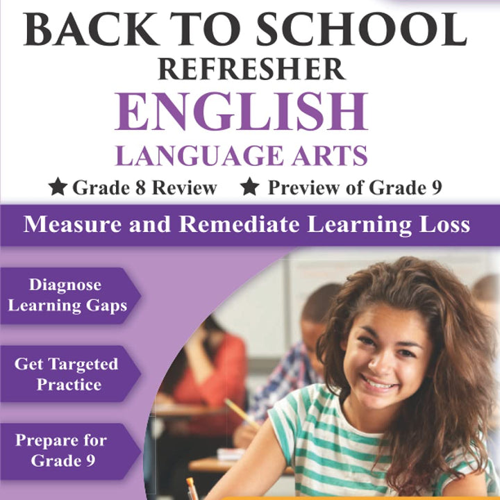 Lumos Back-to-School Refresher tedBook - 9th Grade English Language Arts: Back to School book to address Summer Slide designed for classroom and home use