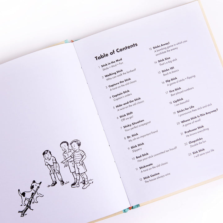 100 Games to Play with a Stick [A Hilarious Parody Book & Gag Gift]