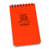 Rite in the Rain Weatherproof Top Spiral Notebook, 3" x 5", Orange Cover, Universal Pattern, 6 Pack (No. OR35L6)