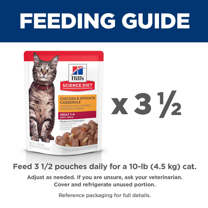 Hill's Science Diet Adult 1-6, Adult 1-6 Premium Nutrition, Wet Cat Food, Tuna Stew, 2.8 oz Pouch, Case of 24 2.8 Ounce (Pack of 24)