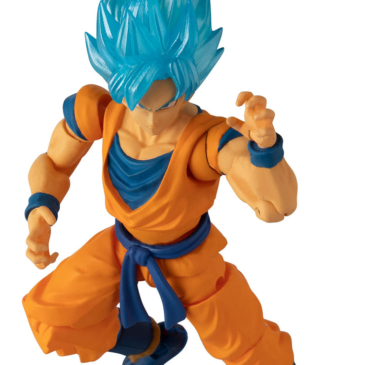 Bandai Namco - Dragon Ball Super - Super Saiyan Blue Goku, Dragon Ball Evolve 5" Action Figure