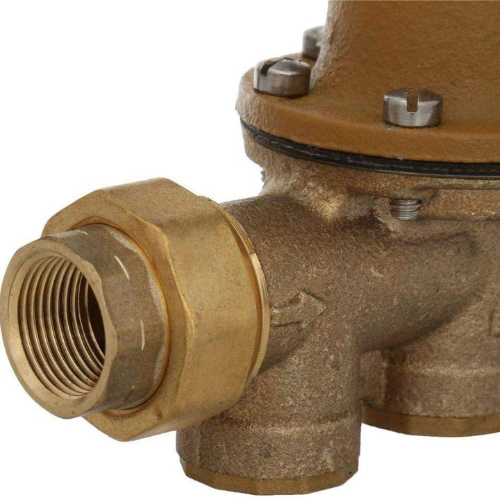 Watts LF25AUB-Z3 Water Pressure Reducing Valve NPT Female Union x NPT Female, Polymer Seat, 3/4 Inch