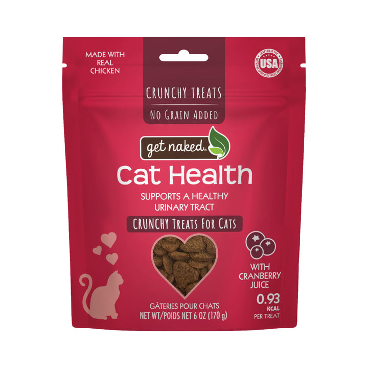 Get Naked Cat Crunchy Treats Salmon & Cheese Flavor, Calming Health, 2.5-oz Bag 2.5 Ounce (Pack of 1)