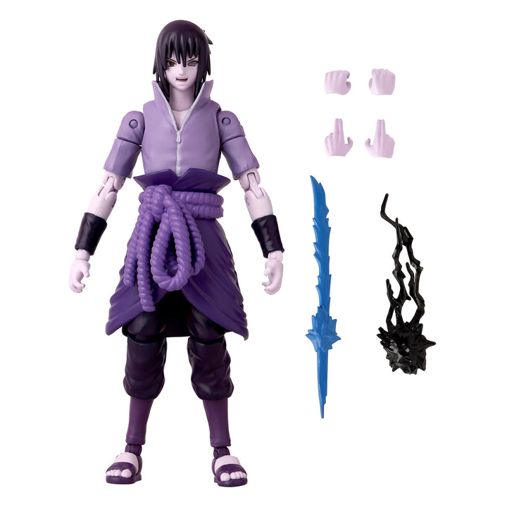 ANIME HEROES - Naruto - Sasuke Uchiha Rinnegan/Mangekyo Sharingan Action Figure