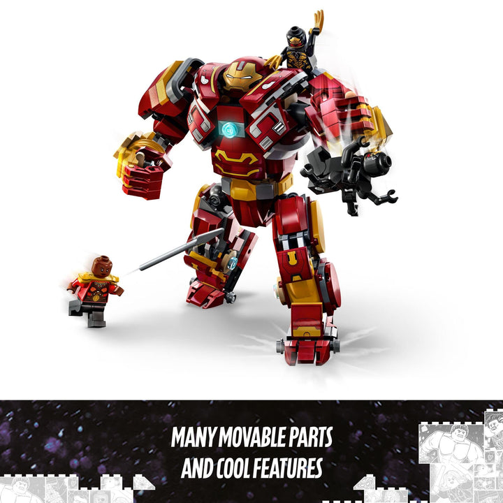 LEGO Marvel The Hulkbuster: The Battle of Wakanda 76247, Action Figure, Buildable Toy with Hulk Bruce Banner Minifigure, Avengers: Infinity War Set for Kids Multicolor