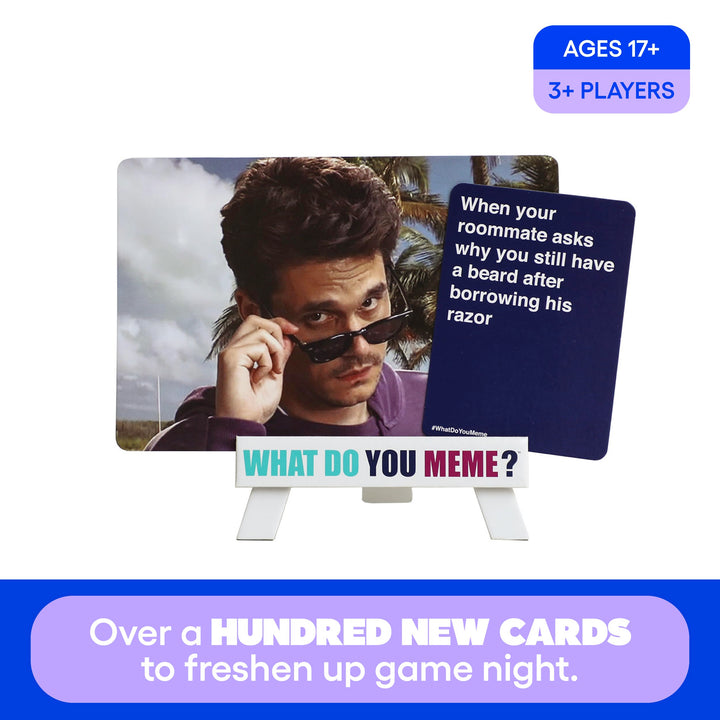 WHAT DO YOU MEME? Fresh Memes #2 Expansion Pack - Adult Card Games for Game Night from Expansion Pack #2