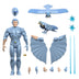 Super7 ULTIMATES! SilverHawks Quicksilver - 7" SilverHawks Action Figure with Accessories Classic Cartoon Collectibles and Retro Toys