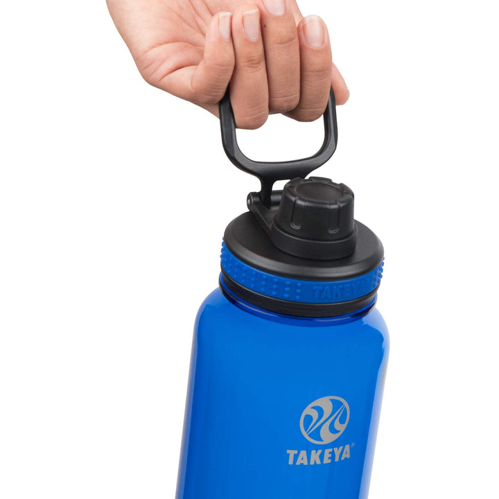 Takeya Tritan Sports Water Bottle with Spout Lid, 40 oz, Ocean