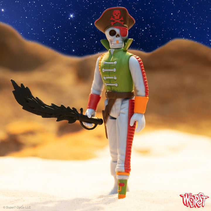 Super7 The Worst Captain Deadstar (Scum Squad) - 3.75" The Worst Action Figure with Accessory Collectibles and Retro Toys Captain Deadstar (Scum Squad) 3.75-INCH