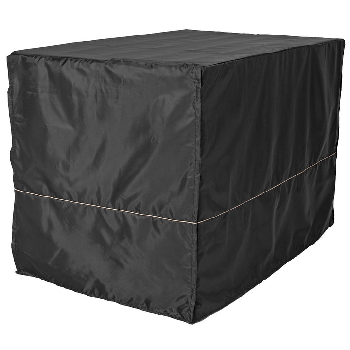 MidWest Homes for Pets Dog Crate Cover, Privacy Dog Crate Cover Fits MidWest Dog Crates, Machine Wash & Dry, Black, 48-Inch