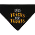 Pearhead Trick or Treat Bandana, Fall Holiday Dog Apparel, Halloween Dog Costume, Dog Slip On Collar Accessories, Small/Medium, S/M Trick or Treat Bandana, M/L