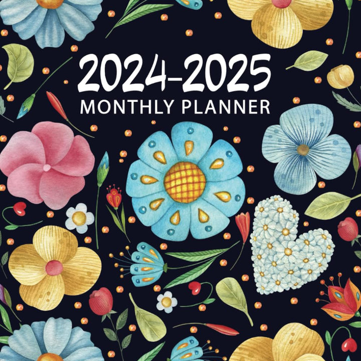 2024-2025 Monthly Planner: with Holidays and Inspirational Quotes (Two Years from January 2024 to December 2025)