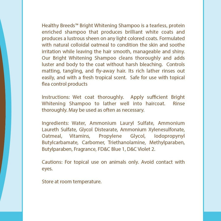Healthy Breeds Parson Russell Terrier Bright Whitening Shampoo 12 oz
