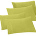 Elegant Comfort 4-PACK Solid Pillowcases 1500 Thread Count Egyptian Quality Microfiber - Smooth Weave, Wrinkle and Fade Resistant, Easy Slip-On, 4-Piece Set, Standard/Queen Pillowcase, Pistachio Green