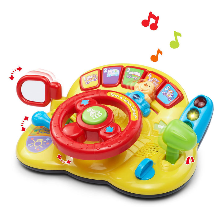 VTech Turn and Learn Driver, Yellow Driver, Yellow(Standard Packaging)