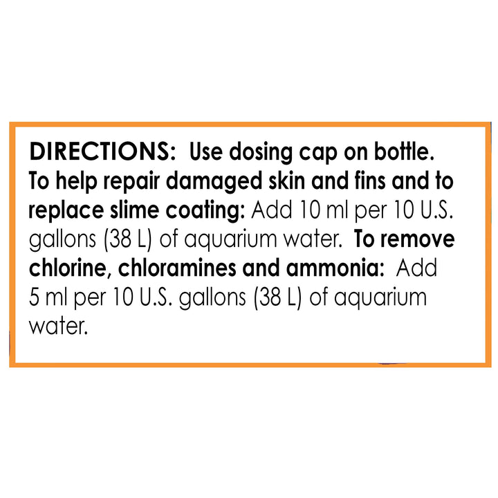 MARINE STRESS COAT Saltwater Aquarium Water Conditioner 16-Ounce Bottle (385D)