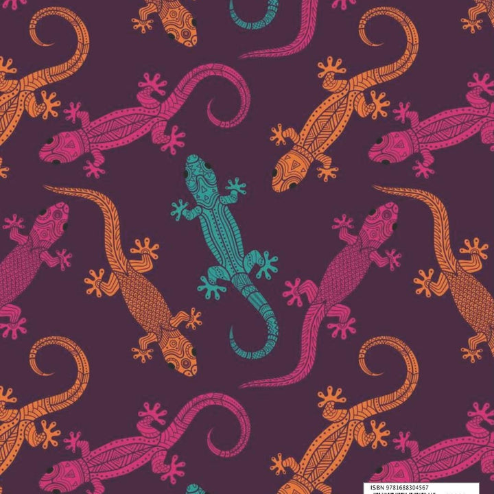 2020 Weekly & Monthly Planner: Pink Orange Blue Gecko Calendar & Journal