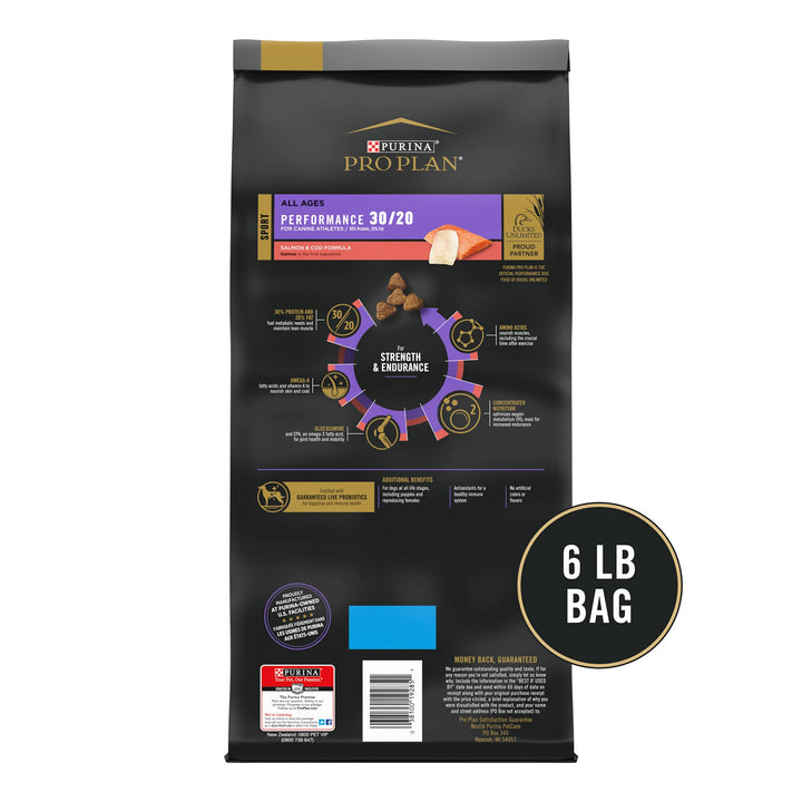 Purina Pro Plan High Protein Dog Food, Sport 30/20 Salmon and Rice Dog Food Dry Formula - 33 lb. Bag Salmon & Rice 33 Pound (Pack of 1)