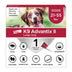 K9 Advantix II Large Dog Vet-Recommended Flea, Tick & Mosquito Treatment & Prevention | Dogs 21-55 lbs. | 1-Mo Supply 1 Pack Large Dog only