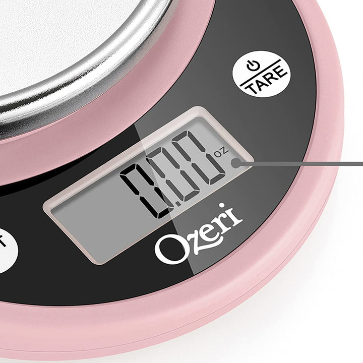 Ozeri Pronto Digital Multifunction Kitchen and Food Scale,Crystal Rose Crystal Rose