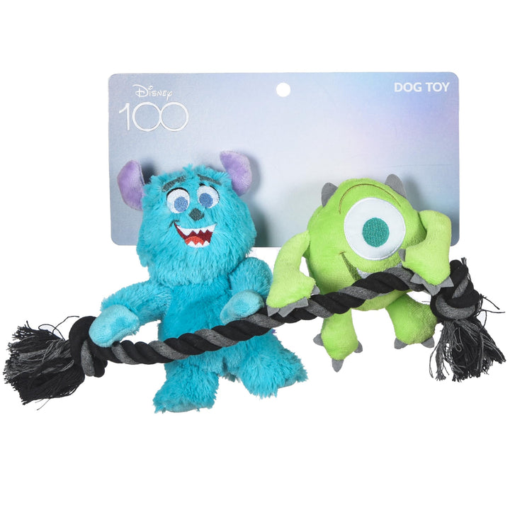 Disney for Pets Pixars Monsters, Inc. Rope Pet Toy, 12in | Disney Pixar Dog Toys | Rope Tug Toy for Dogs Inspired by Mike and Sulley from Pixars Monsters, Inc.