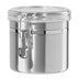 Oggi 36-Ounce Stainless Steel Canister with Clear Acrylic Lid and Locking Clamp