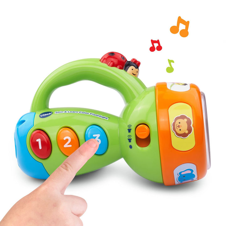 VTech Spin and Learn Color Flashlight Exclusive, Lime Green