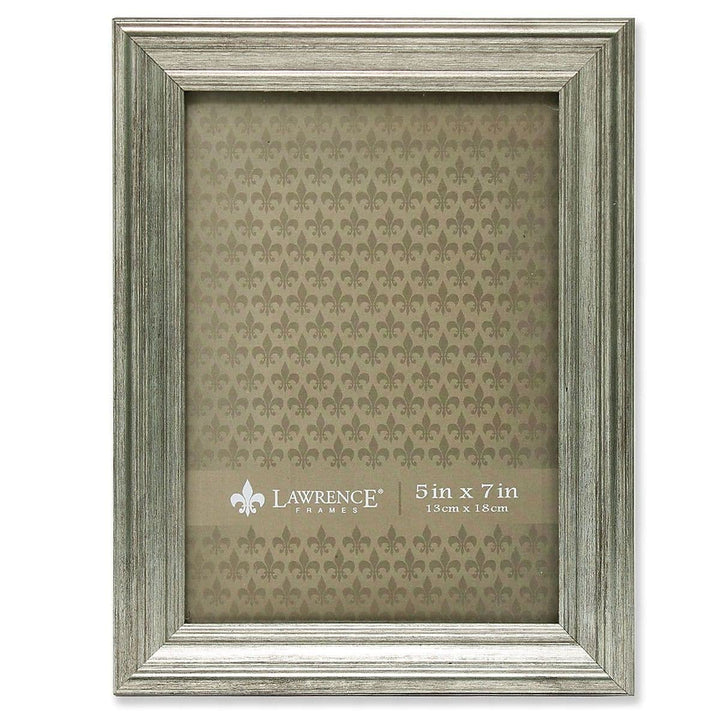 Lawrence Frames Lawrence Home 5L x 7-Inch W Polystyrene Gallery Picture Frame 536357 5x7 Silver