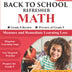 Lumos Back-to-School Refresher tedBook - Grade 9 Math: Back to School book to address Summer Slide designed for classroom and home use