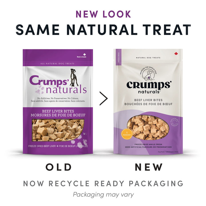 Crumps' Naturals Beef Liver Bites For Pets, 10-Ounce