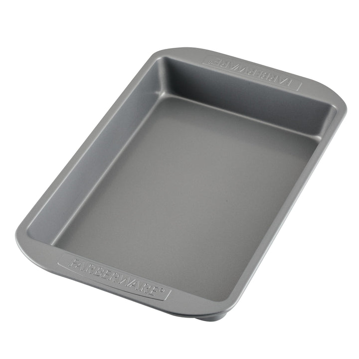 Farberware Nonstick Bakeware Baking Pan / Nonstick Cake Pan, Rectangle - 9 Inch x 13 Inch, Gray 9" x 13" No Lid