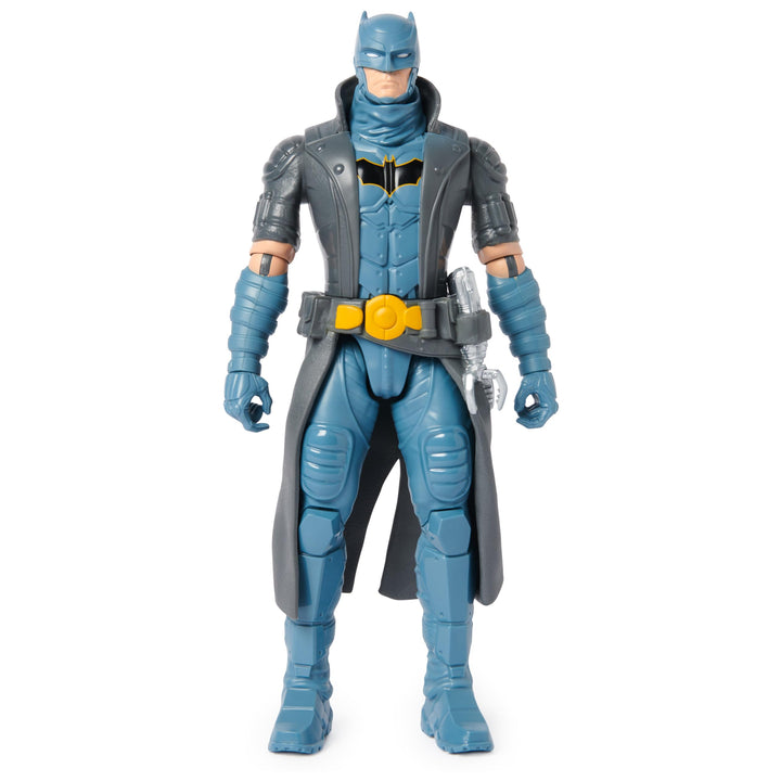 DC Comics, Batman Action Figure, 12-inch Super Hero Collectible Kids Toys for Boys and Girls, Ages 3+ Batman 12" (Blue/Gray)