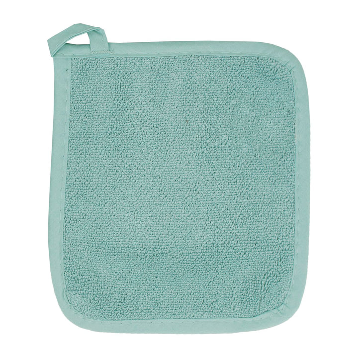 Ritz Terry Potholder & Hot Pad: Unparalleled Heat Resistant, Durable 100% Cotton  Ergonomically Designed for Optimal Grip  Easy-Care Machine Washable, Perfect for Your Kitchen  Dew, 2-Pk