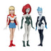 McFarlane Toys - The New Batman Adventures Poison Ivy Live Wire Supergirl (Girls' Night Out) 3pk Gold Label