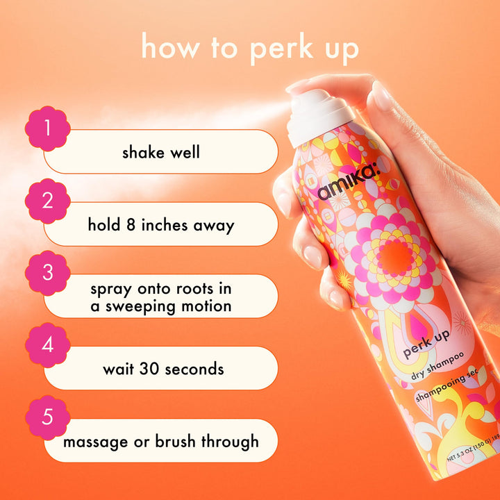 amika Perk Up Dry Shampoo, 5.3 oz. (Pack of 1)