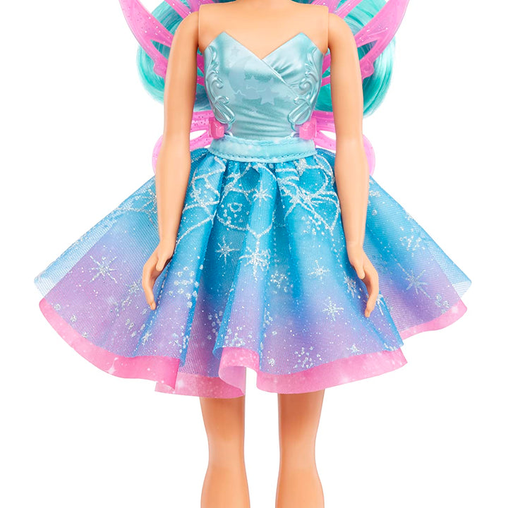 MGA Entertainment Dream Ella Color Change Surprise Fairies Celestial Series Doll - Aria, Star Inspired Fairy Fashion Doll with Iridescent Sparkly Wings, Tiara & Purple Hair, Multicolor (585114)