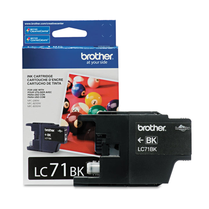 Brother Printer LC71BK Standard Yield Black Ink