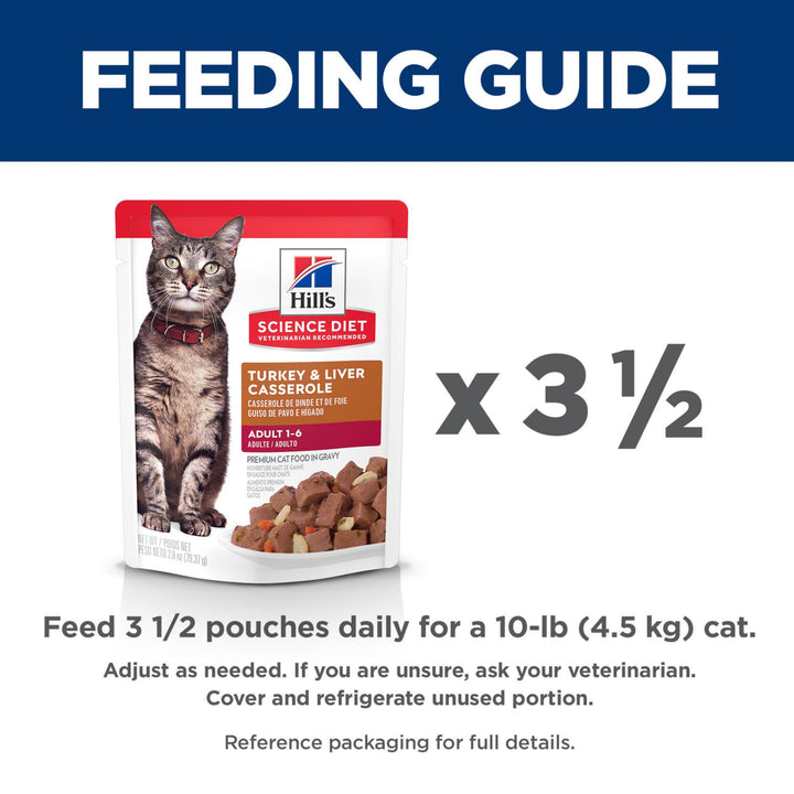 Hill's Science Diet Adult 1-6, Adult 1-6 Premium Nutrition, Wet Cat Food, Tuna Stew, 2.8 oz Pouch, Case of 24 2.8 Ounce (Pack of 24)