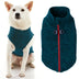 Gooby Zip Up Fleece Dog Sweater - Turquoise Wash, Large - Warm Pullover Fleece Step-in Dog Jacket with Dual D Ring Leash - Winter Small Dog Sweater - Dog Clothes for Small Dogs Boy and Medium Dogs Large chest (~20")