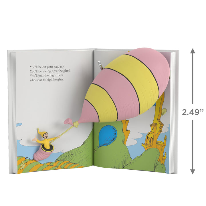 Hallmark Keepsake Christmas Ornament, Dr. Seuss's Oh, The Places You'll Go! Book, Gifts for Dr. Seuss Fans Oh, The Places You'll Go!