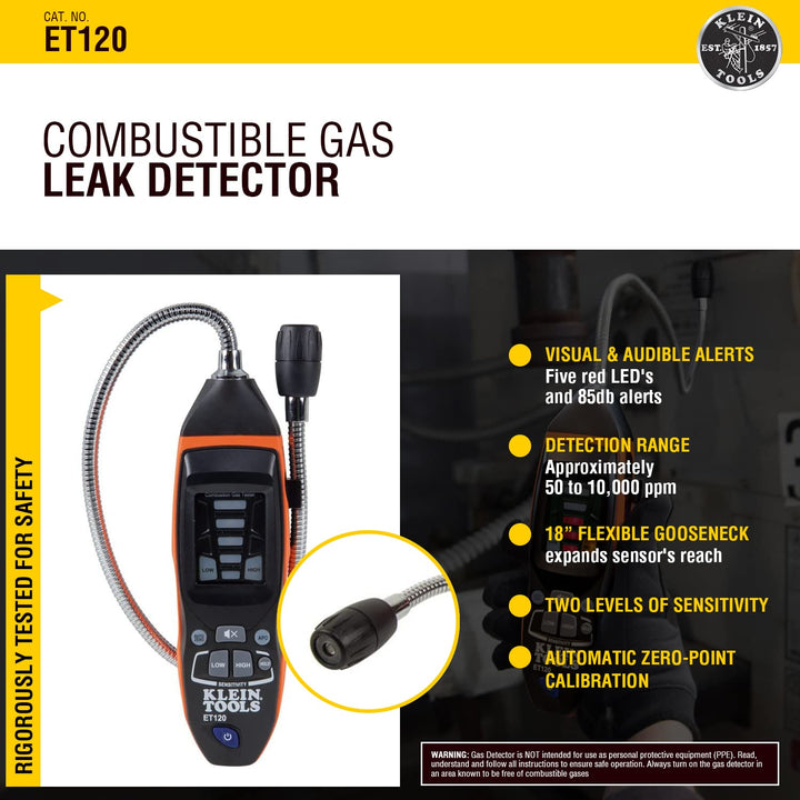 Digital Manometer and Gas Leak Detector Bundle | Klein Tools Tester + Leak Tester