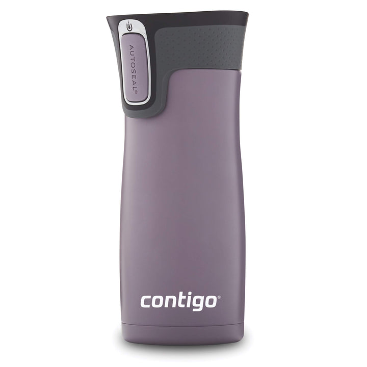 Contigo West Loop Stainless Steel Vacuum-Insulated Travel Mug with Spill-Proof Lid, Keeps Drinks Hot up to 5 Hours and Cold up to 12 Hours, 16oz Dark Plum