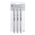 Winsor & Newton Fineliner Fine Point Pen Set, Assorted, Set of 3, Cool Grey